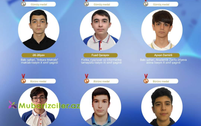 Azərbaycanlı məktəblilər beynəlxalq turnirdə 10 medal qazandı