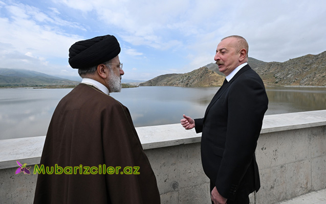 İlham Əliyev sərhəddə İran Prezidenti ilə görüşdü