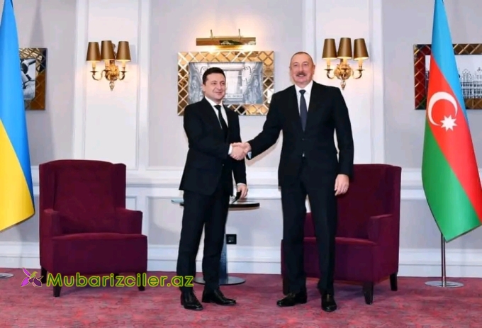 Ukrayna Prezidenti Volodimir Zelenski Prezident İlham Əliyevə zəng edib