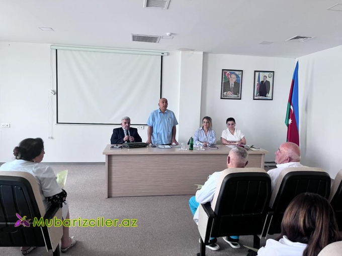 Goranboy Rayon Mərkəzi Xəstəxanasında hesabat seçki konfransı keçirilib