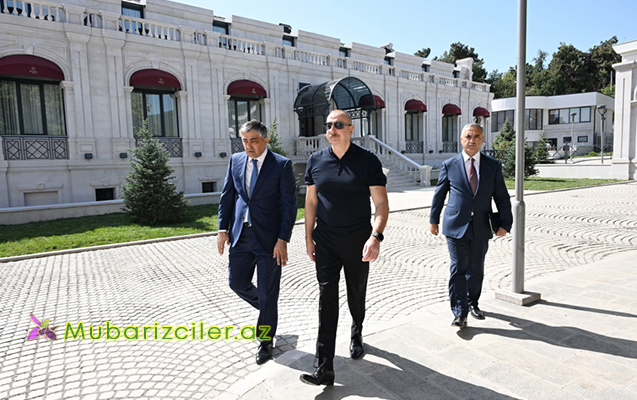 İlham Əliyevin “Palace” hotelin açılışından