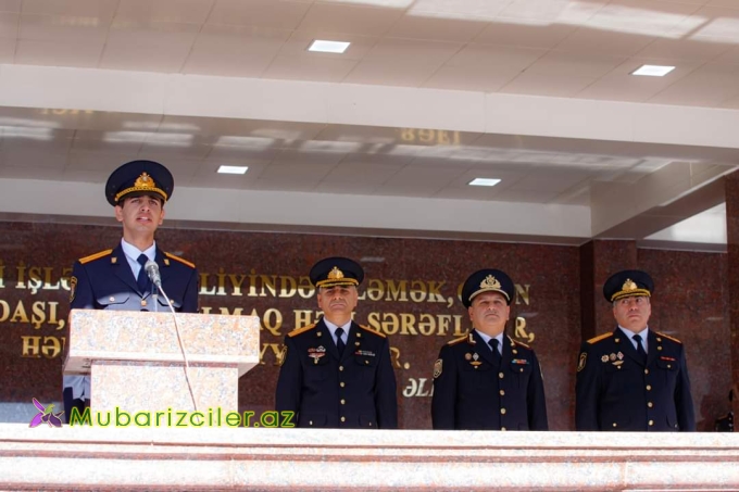 Polis Akademiyasında Bilik günü və andiçmə mərasimi keçirilib