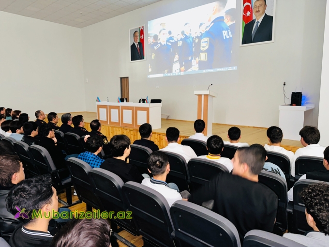 Qazaxda antinarkotik təbliğatı çərçivəsində məktəblilərlə görüş keçirilib