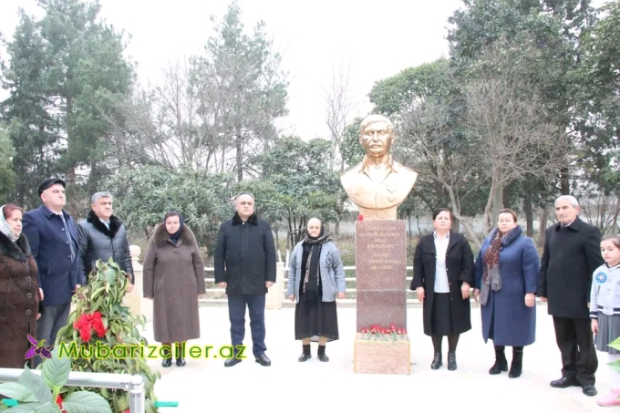 Goranboyda şəhid Milli Qəhrəman Niyazi Aslanov anıldı