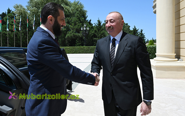 Prezident Əl Şaraa ilə görüşdü
