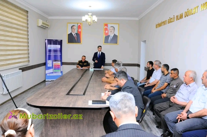 Naftalanda səyyar qəbul keçirilib