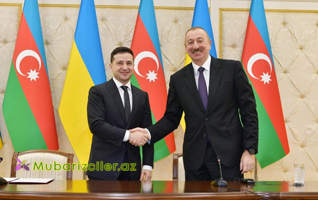Zelenski İlham Əliyevi təbrik etdi