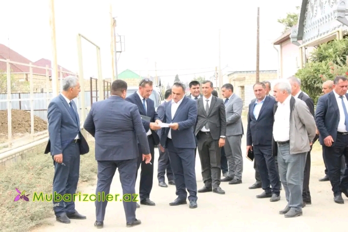 Goranboyda abadlıq və yenidənqurma işləri davam etdirilir