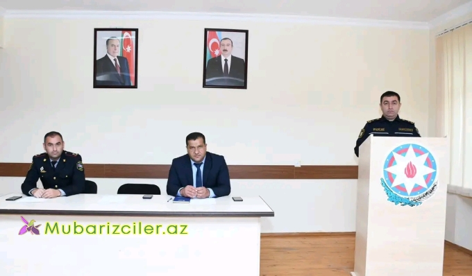 Masallı Polisi məktəblilərin qonağı olub