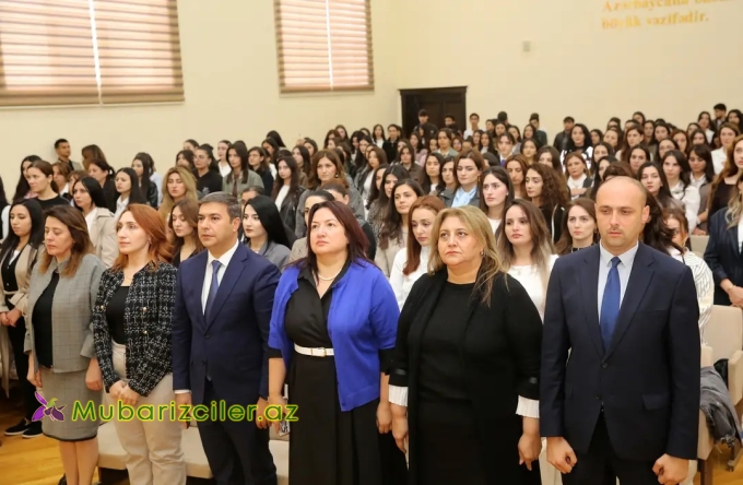 Gəncədə “Gənc Müəllimlər: Suverenlik Yolunda Təhsil Missiyası” adlı forum keçirilib