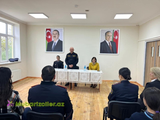 Qubada Polisin təşkilatçılığı ilə “Sağlam gənclik naminə narkomaniya və erkən nikahlara yox deyək!” mövzusunda tədbir keçirilib