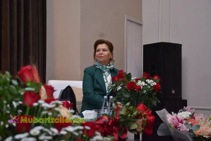 Professor Mahirə Hüseynovanın Şamaxıda tələbələrlə görüşü olub