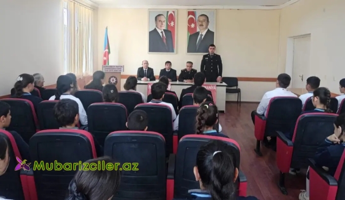Goranboyda Polis “Narkotikə Yox Deyək” mövzusunda maarifləndirici tədbirlər keçirib