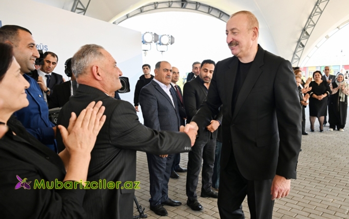 İlham Əliyev onlarla da görüşdü