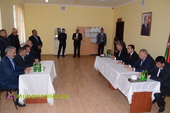 Anar Məmmədov Kəngərli kəndində vətəndaşları qəbul etdi