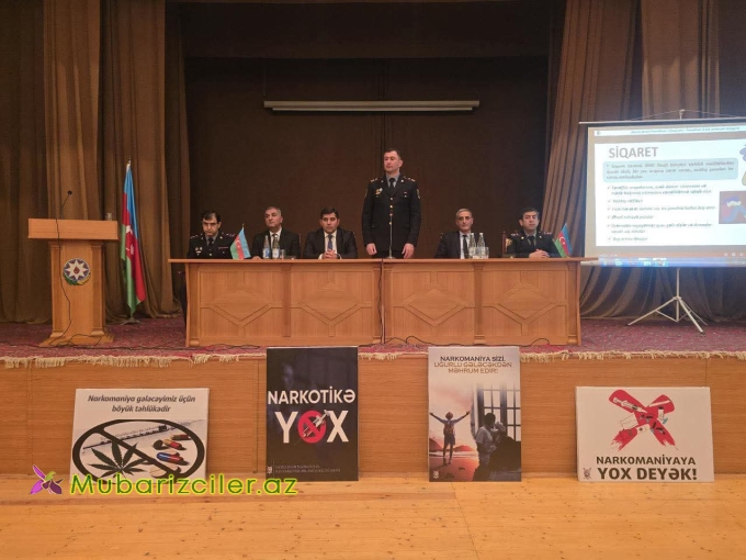 Hacıqabul Polisi məktəblilərin qonağı olub