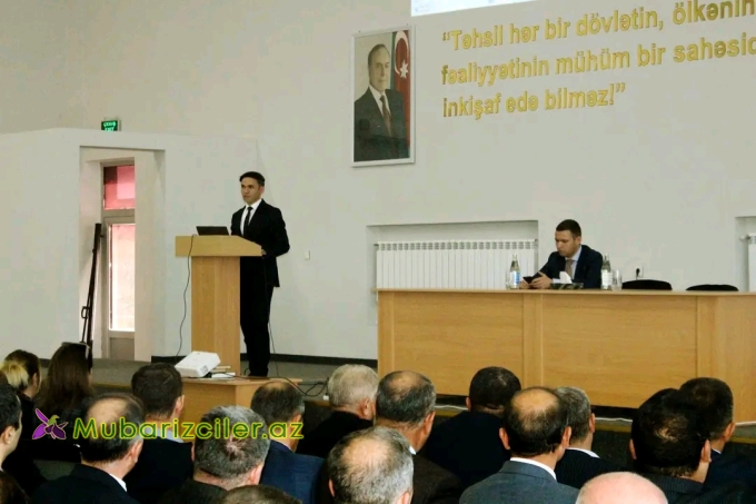 Vüsal Cəfərovun rəhbərliyi ilə Goranboyda görüş keçirilib