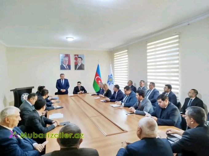 Goranboyda hesabat-seçki konfransı keçirilib