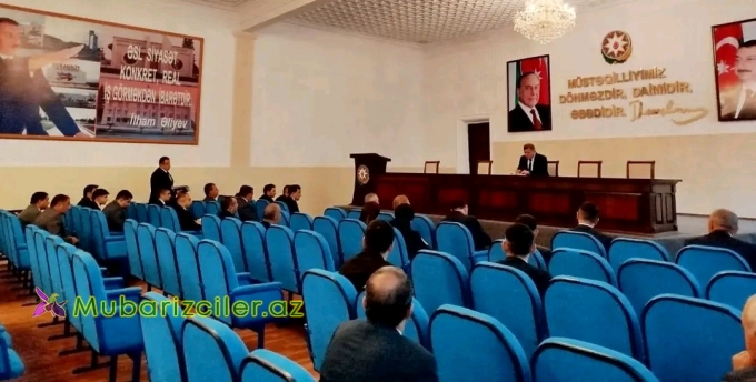 Goranboy rayon İcra Hakimiyyətində Aparat iclası keçirilib