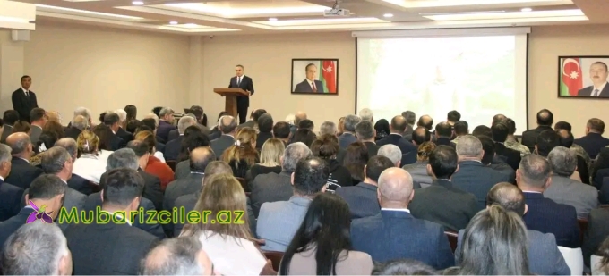 Goranboyda “Azərbaycan Respublikasının Prezidenti cənab İlham Əliyev-Qələbənin, Zəfərin memarı” adlı konfrans keçirildi