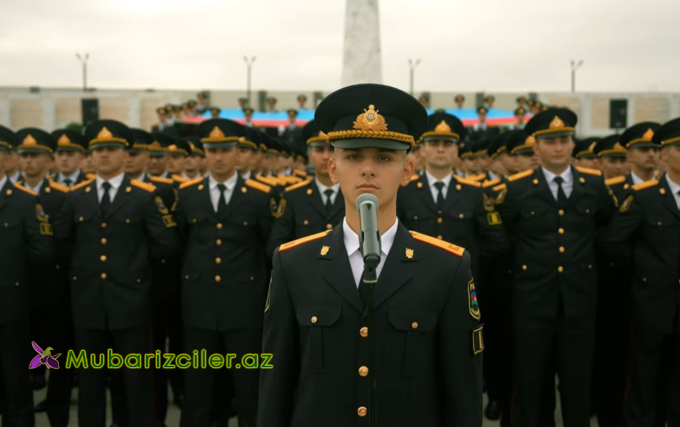 Polis Akademiyası kursantlarından “Zəfər təntənəsi”
