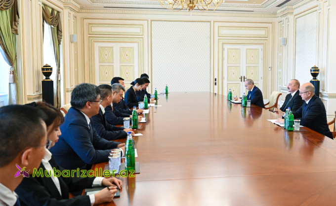 İlham Əliyev qəbul keçirdi
