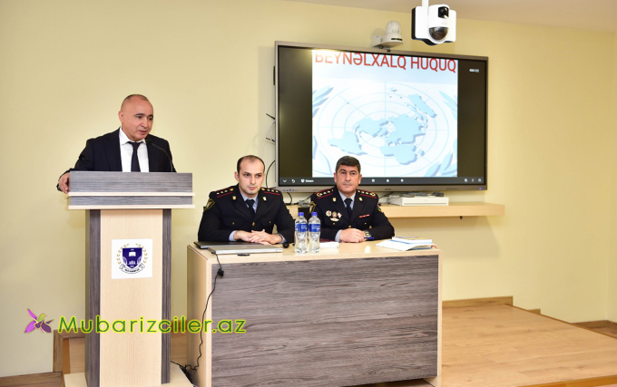 Polis Akademiyasında interaktiv dərslər keçirildi