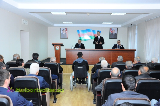 Vüqar Novruzov Qarabağ Müharibəsi qaziləri ilə görüş keçirib