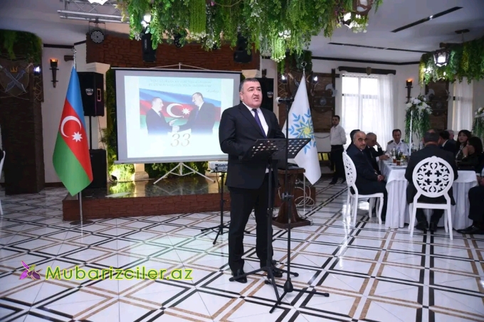 Xətai rayonunda Yeni Azərbaycan Partiyasının 33 illiyinə həsr olunmuş tədbir keçirild