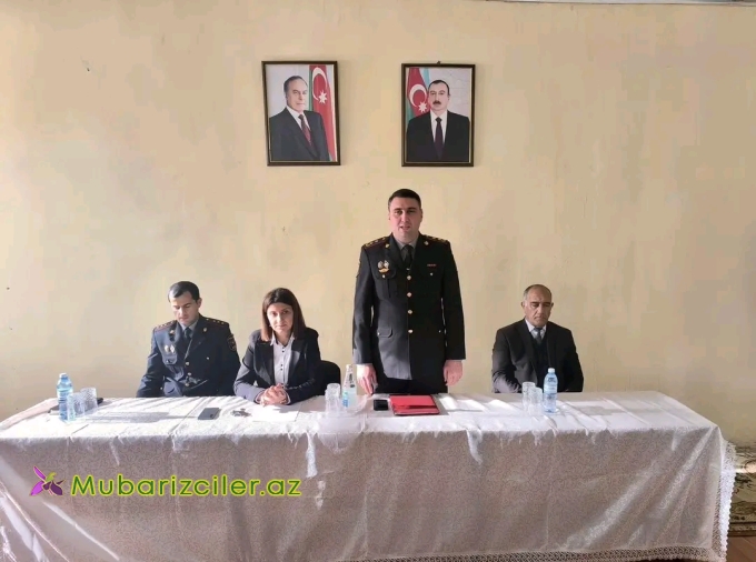 Zərdabda Polis “Narkomaniyaya yox deyək!” mövzusunda maarifləndirmə tədbiri keçirib