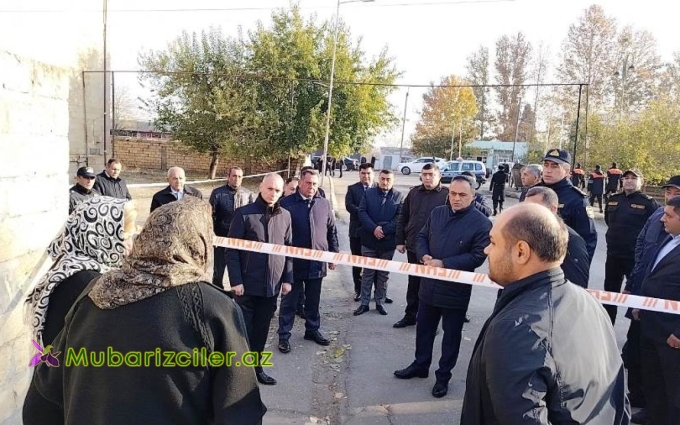 Goranboyun İcra Başçısı hadisə baş verən ərazidə olub