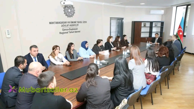 Elçin Kərimov Təhsildə İnkişaf və İnnovasiyalar üzrə IX qrant müsabiqəsində qalib gəlmiş layihə rəhbərləri ilə görüş keçirib