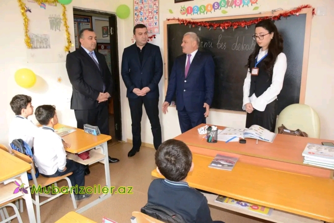 Müstəqim Məmmədov Zolgəran kənd ümumi orta məktəbində mövcud şəraitlə tanış olub