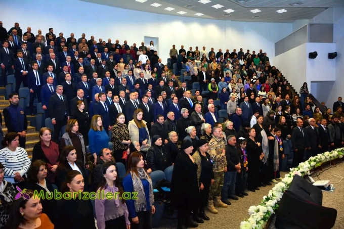 Ağstafada Yeni il münasibəti ilə ümumrayon bayram tədbiri keçirilib