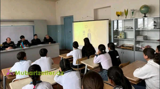 Daşkəsən  Polisi məktəblilərin qonağı olub