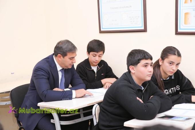 “Məktəbdə bir gün” layihəsinə start verilib