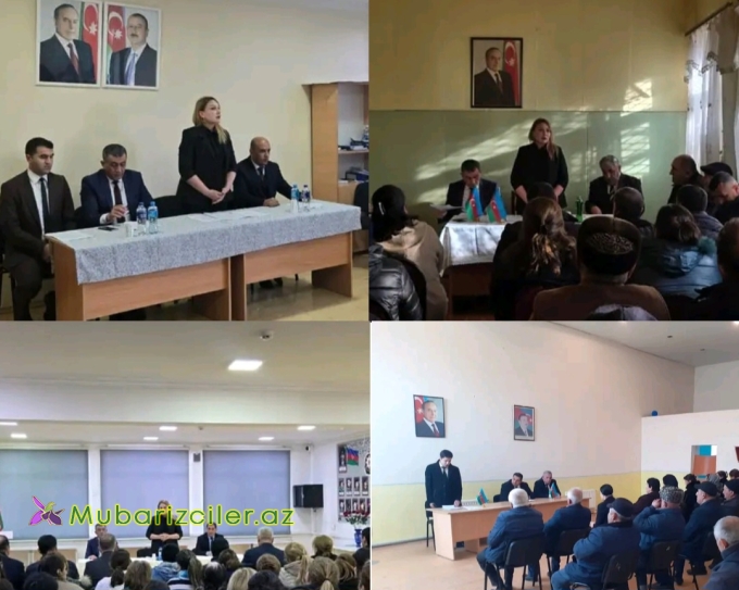 Goranboyda inzibati ərazi dairəsi üzrə nümayəndəliklərdə hesabat iclasları keçirilir