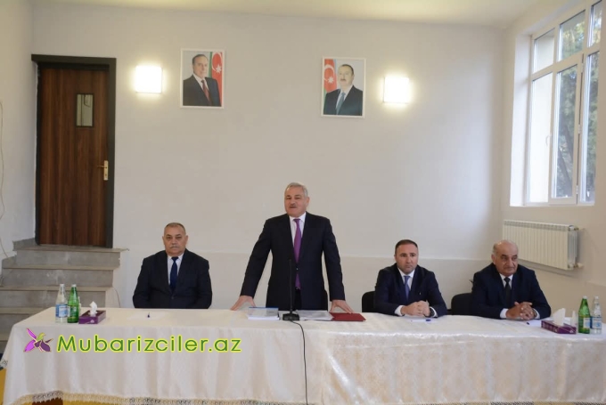 Müstəqim Məmmədov növbəti səyyar-qəbul görüşü Bəyimsarov kəndində keçirib