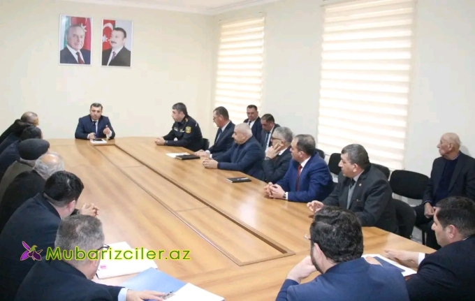 Goranboy RİH-də Seymur Nazarovun rəhbərliyi ilə Komissiyanın iclası keçirildi