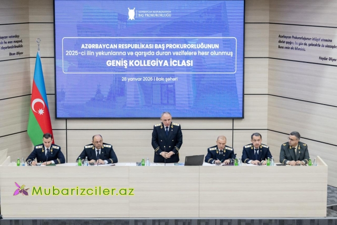 Baş Prokurorluqda kollegiya iclası keçirildi