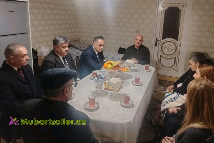 Məhərrəm Quliyev şəhid anasını ziyarət edərək qayğıları ilə maraqlandı