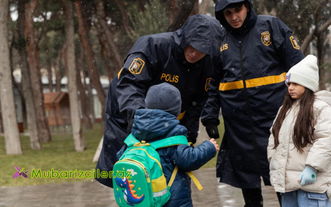 Polis hava şəraiti ilə bağlı gücləndirilmiş rejimdə xidmət aparır