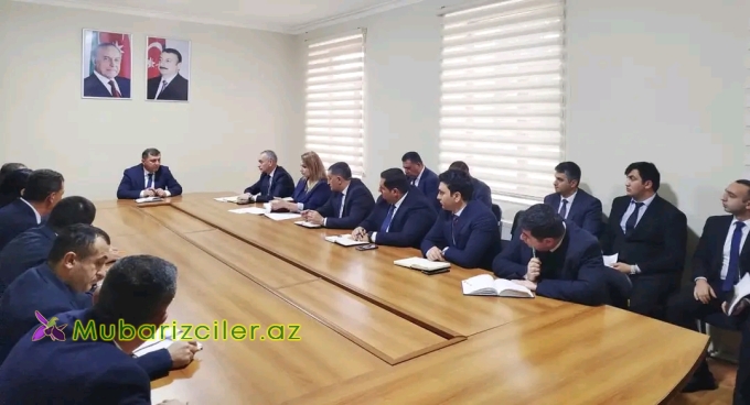 Seymur Nazarovun rəhbərliyi ilə Goranboy RİH-də Aparat iclası keçirilib