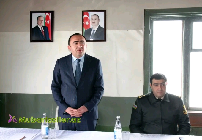 Orxan Abbasov Çanaqçı kənd sakinləri ilə görüşüb