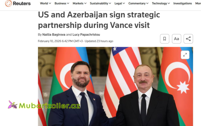 ABŞ-nin Vitse-prezidentinin Azərbaycana səfəri dünya mediasının diqqətindədir