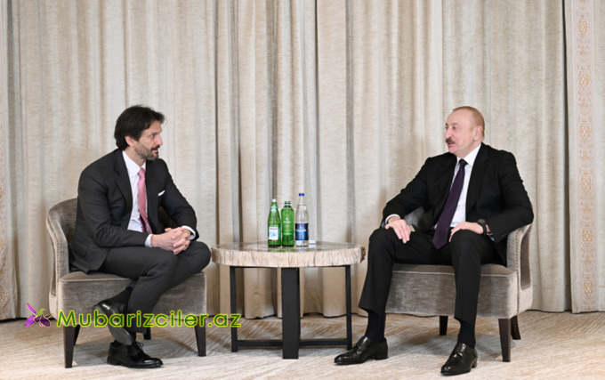 İlham Əliyev Slovakiya Baş nazirinin müavini ilə görüşdü
