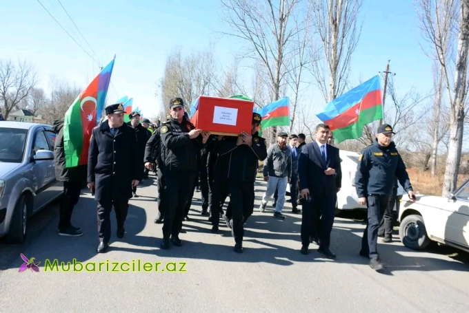 Birinci Qarabağ müharibəsi şəhidi Dadaş Dadaşovla vida mərasimi keçirilib