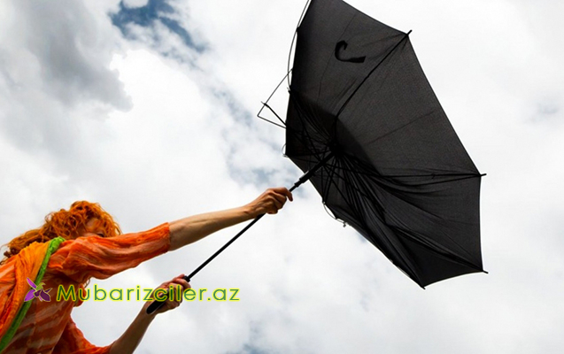 Küləkli hava şəraiti ilə bağlı - Sarı xəbərdarlıq