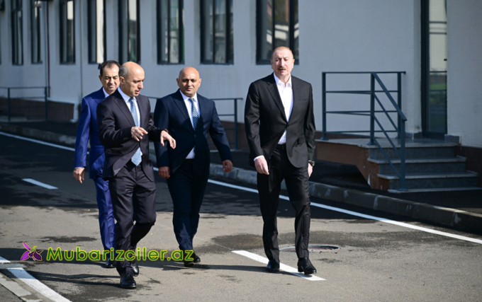 Prezident Lənkəran Dövlət Peşə Təhsil Mərkəzinin açılışında iştrak edib