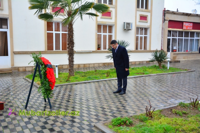 Ağstafada Xocalı soyqırımının qurbanlarının xatirəsi yad edildi